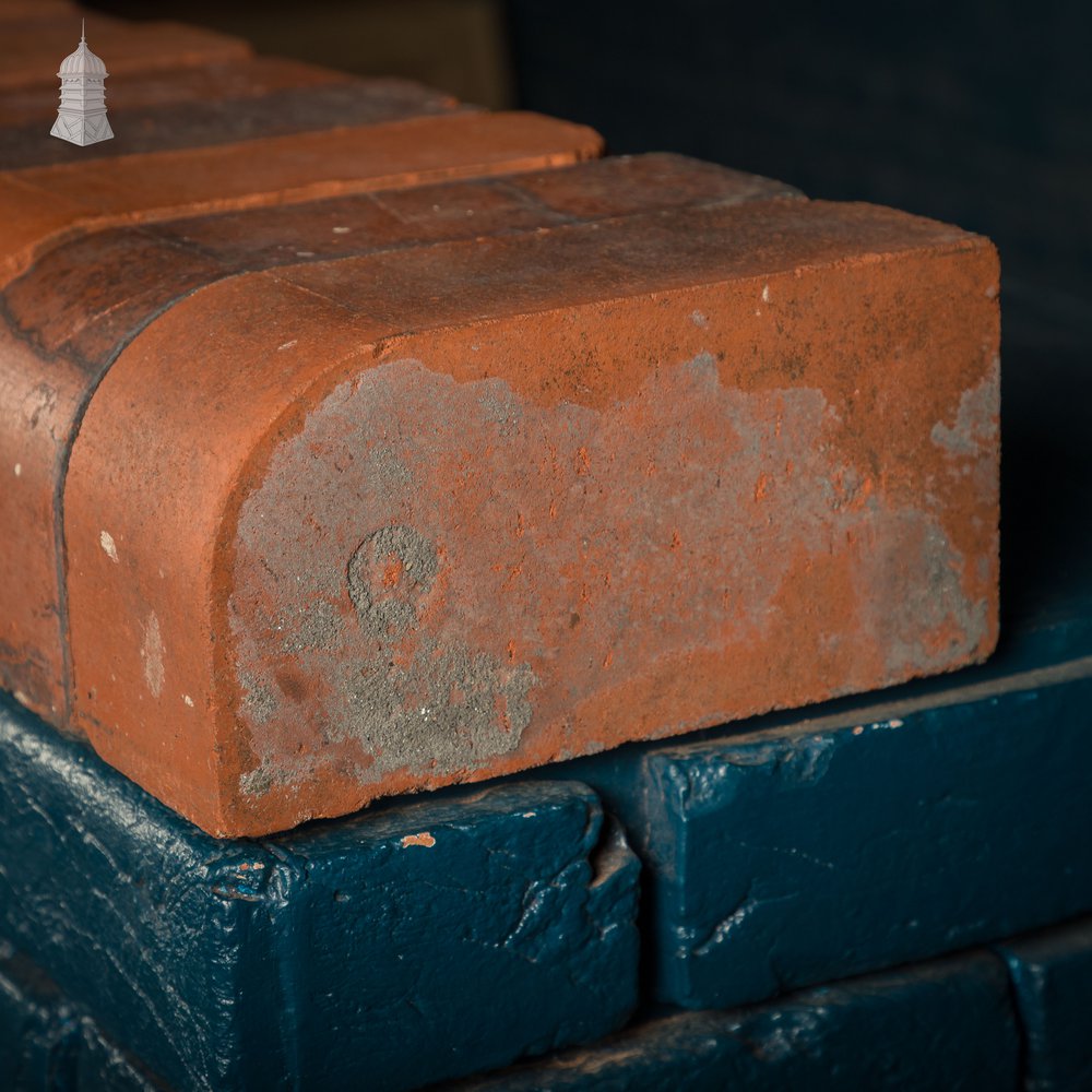 Single Bullnose Red, Reclaimed Bullnose Brick