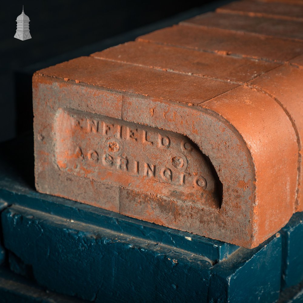 Single Bullnose Red, Reclaimed Bullnose Brick