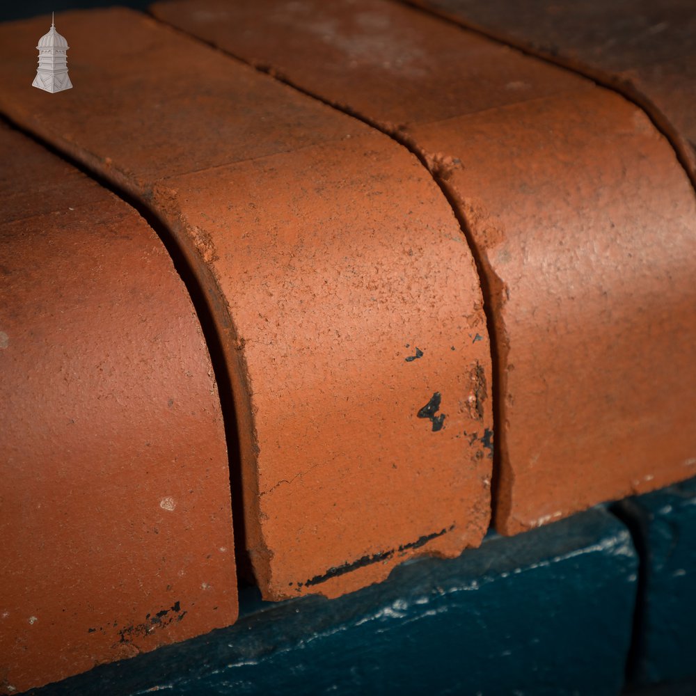 Single Bullnose Red, Reclaimed Bullnose Brick