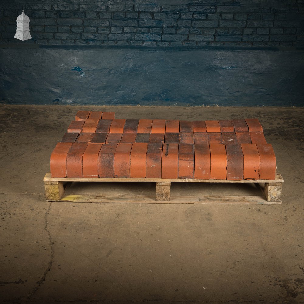 Single Bullnose Red, Reclaimed Bullnose Brick