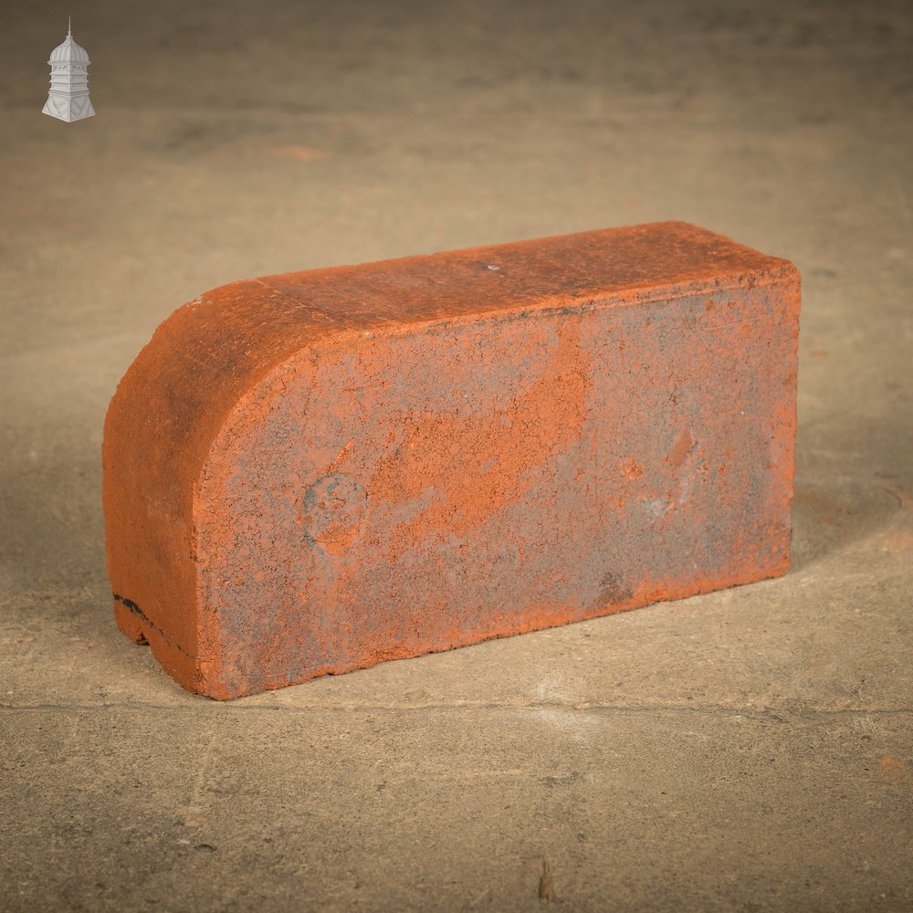 Single Bullnose Red, Reclaimed Bullnose Brick