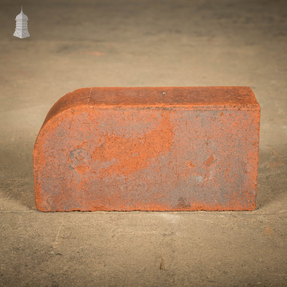 Single Bullnose Red, Reclaimed Bullnose Brick