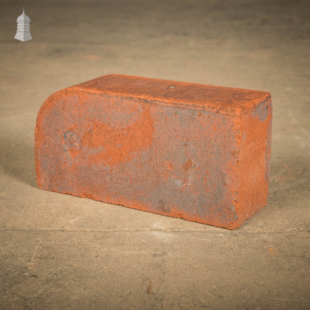 Single Bullnose Red, Reclaimed Bullnose Brick
