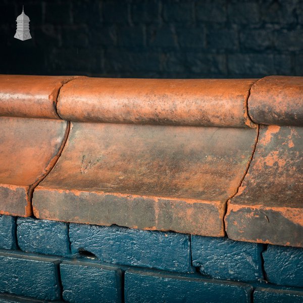 Wave Wall Copings, Red Teracotta Coping - A run of 3.6M