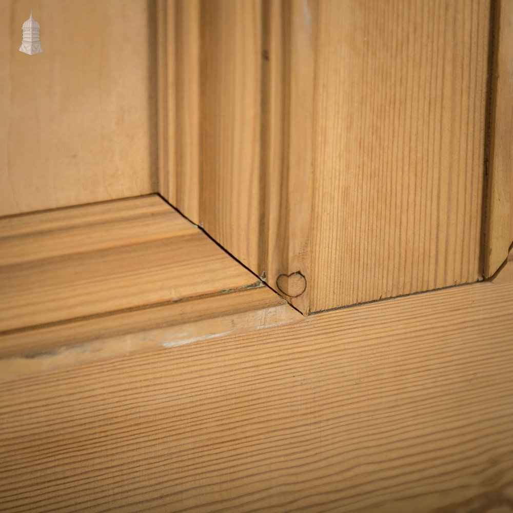 Pine Paneled Door, Victorian 3 Panel