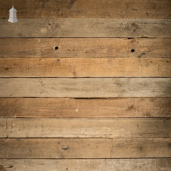 5" Inch Wide Pine Floorboards cut from Salvaged Floor Joists - Batch of 7.6 Square Metres