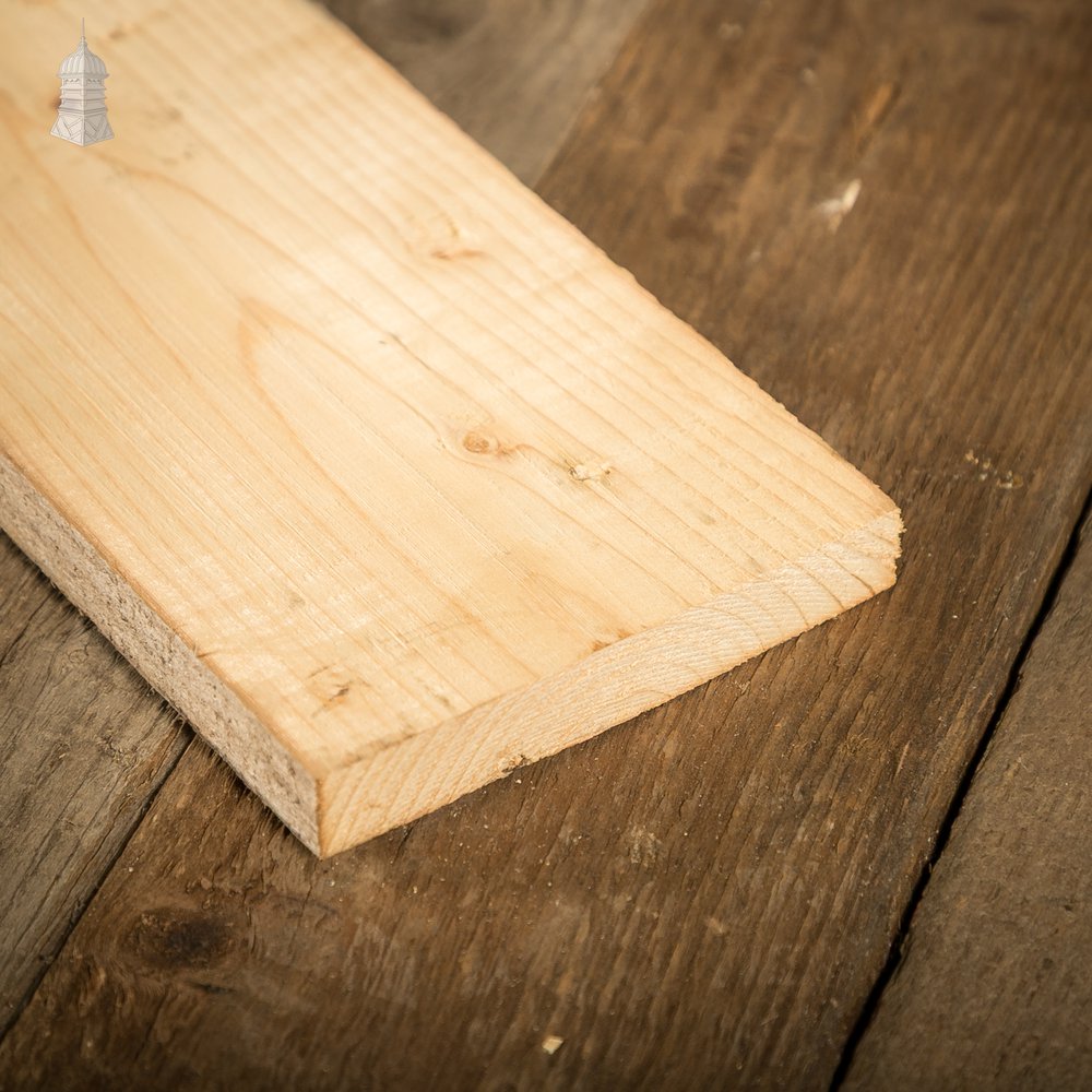 5" Inch Wide Pine Floorboards cut from Salvaged Floor Joists - Batch of 7.6 Square Metres