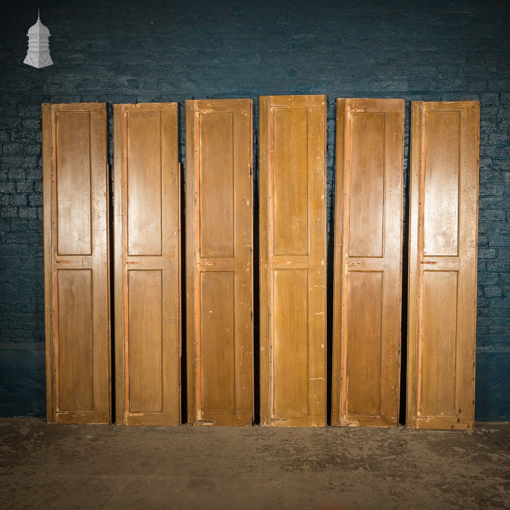 Moulded Chapel Panelling, 2 Panel, Faux Woodgrain - A Run of 33M