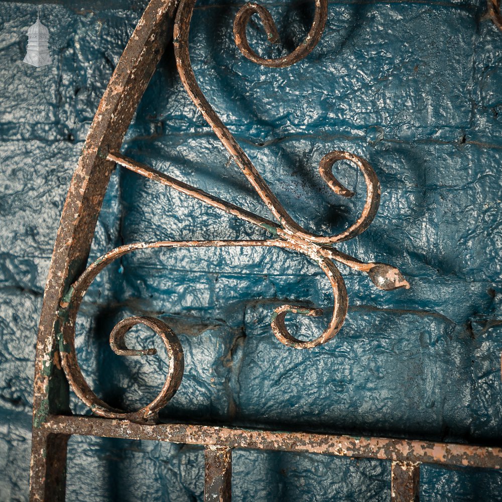 Arch Top Gate, Wrought Iron Pedistrian Gate