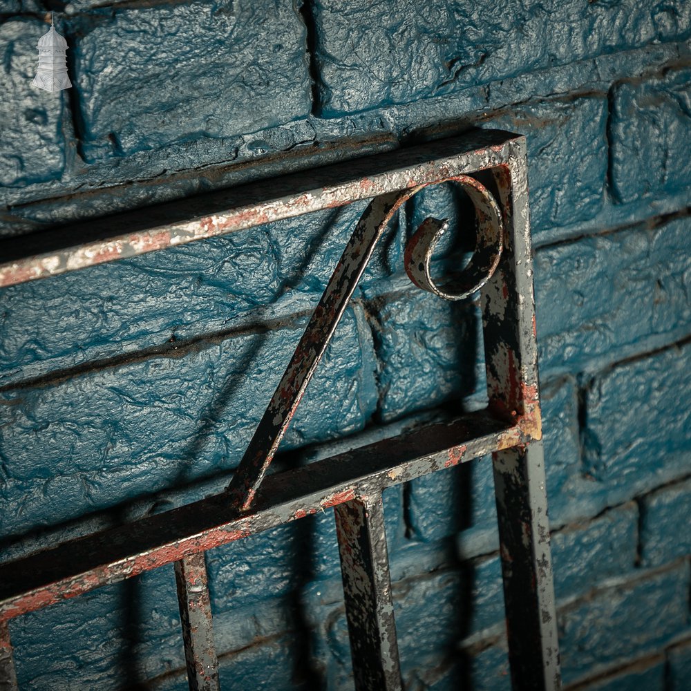 Double Driveway Gates, Wrought Iron with Scrollwork