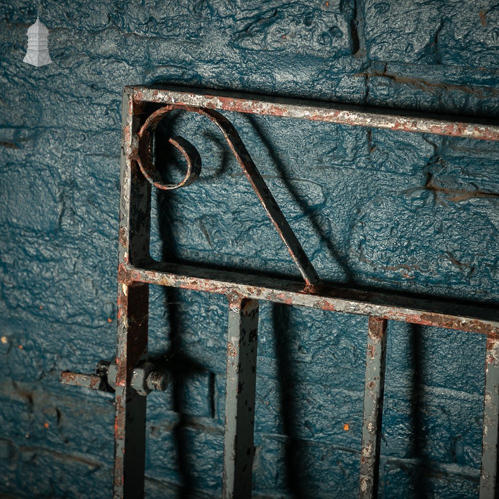 Double Driveway Gates, Wrought Iron with Scrollwork
