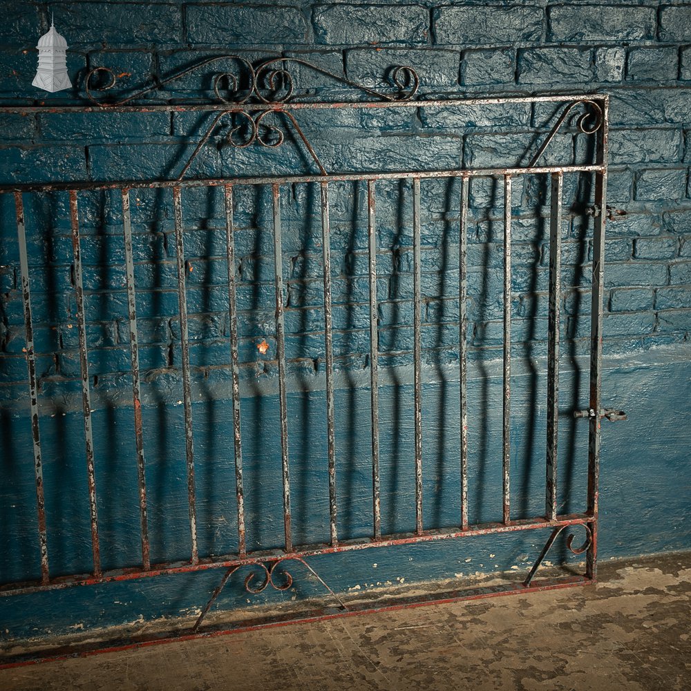 Double Driveway Gates, Wrought Iron with Scrollwork