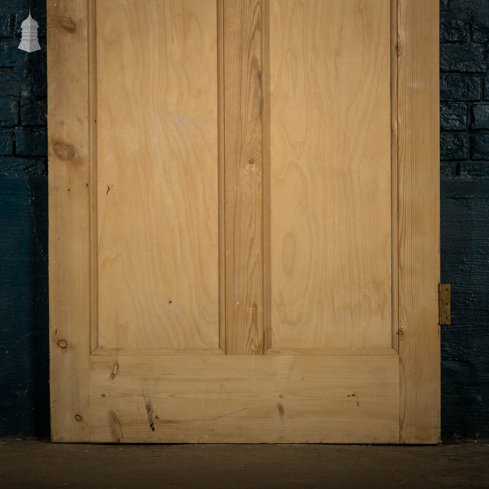 Pine Paneled Door, Moulded 3 Panel Set of 2