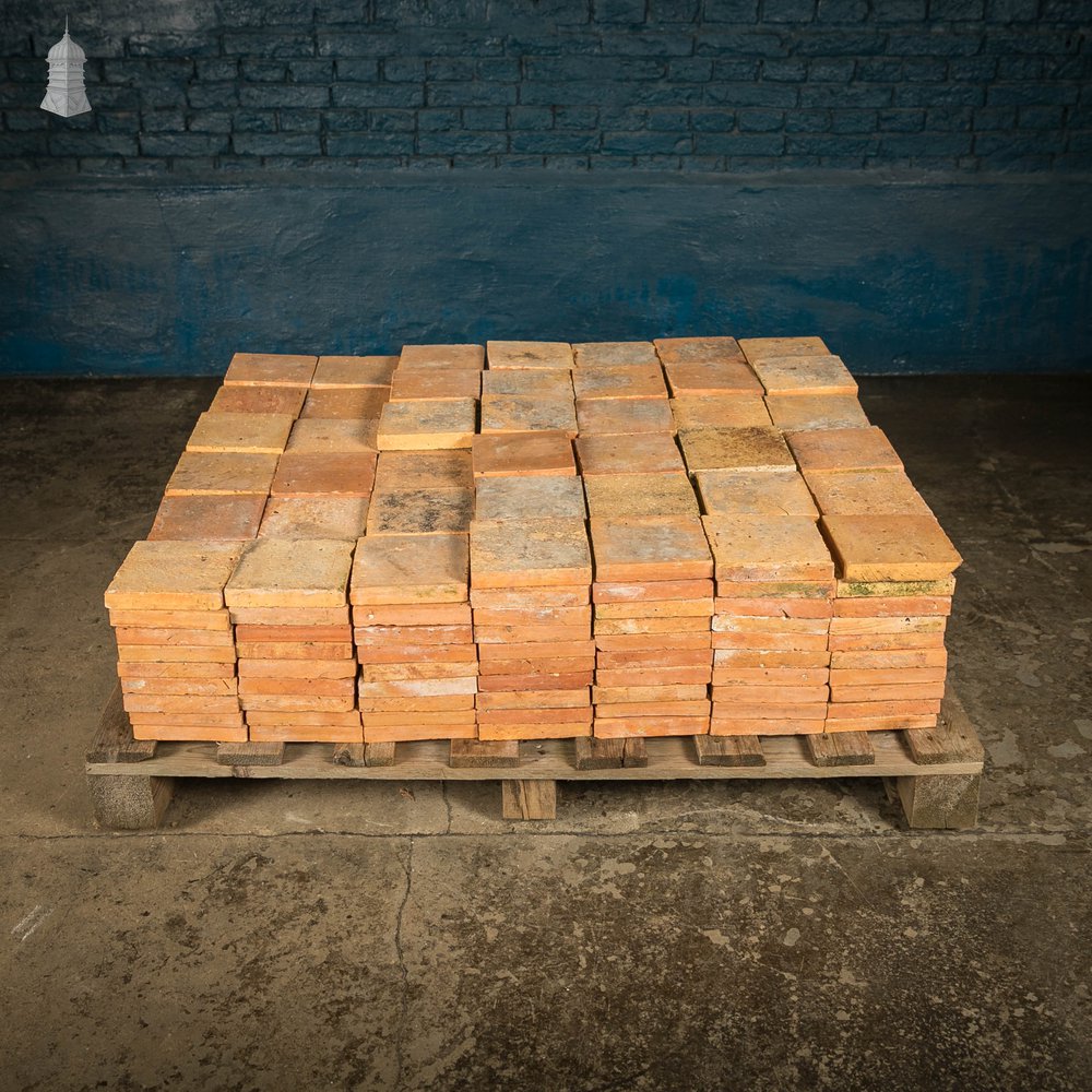 Buff Quarry Tiles, 6” x 6” Batch of 400 Reclaimed – 9 Square Metres