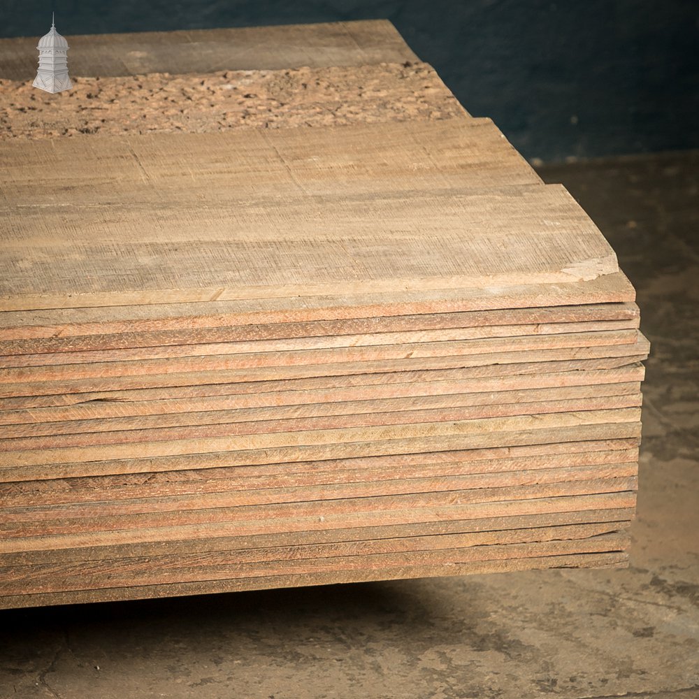 Ekki or Red Ironwood Cladding 13mm Thick, Cut from Riverbank Pilings - 46 Square Metres