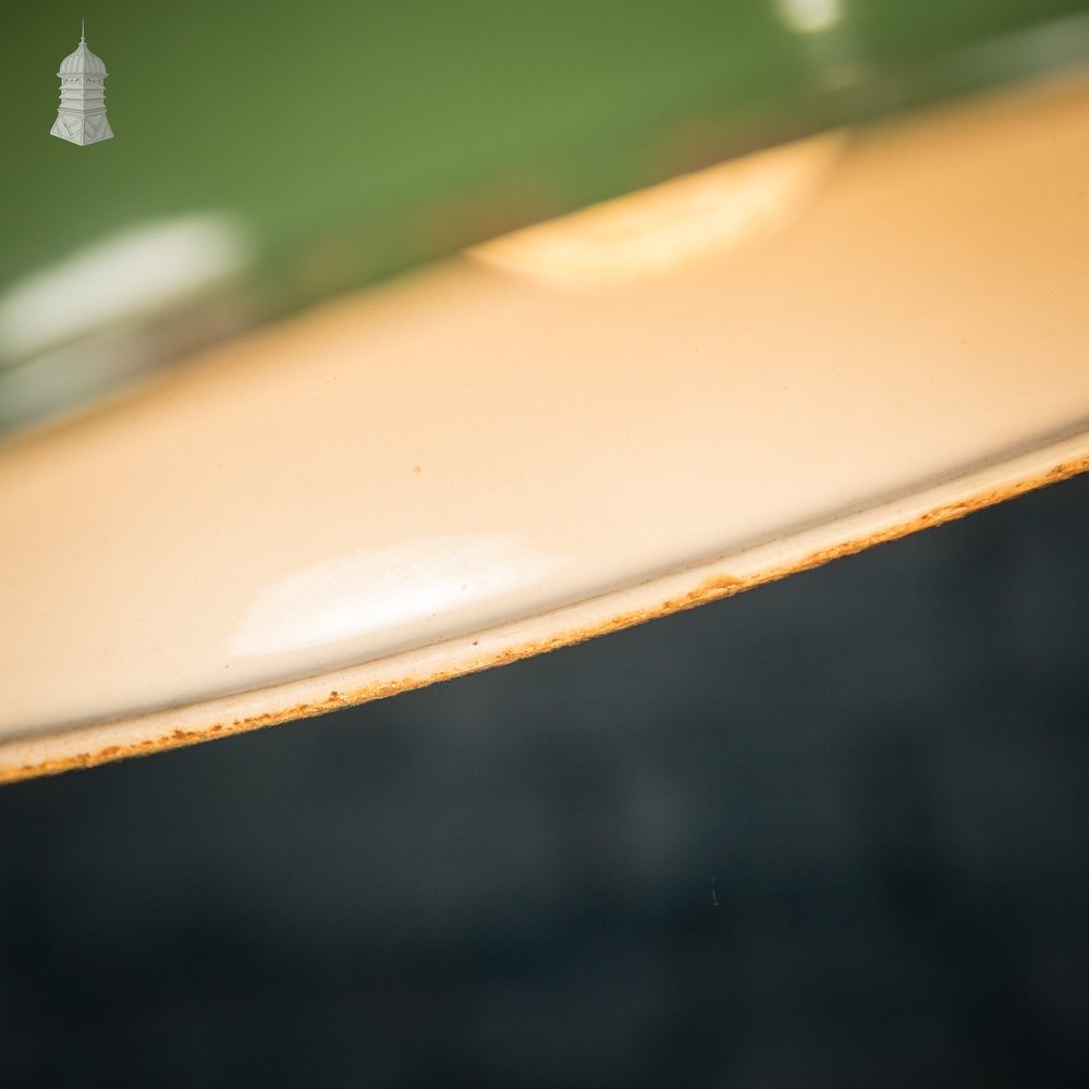 Green Machinist Lamp – Rewired & Repurposed with Custom Base