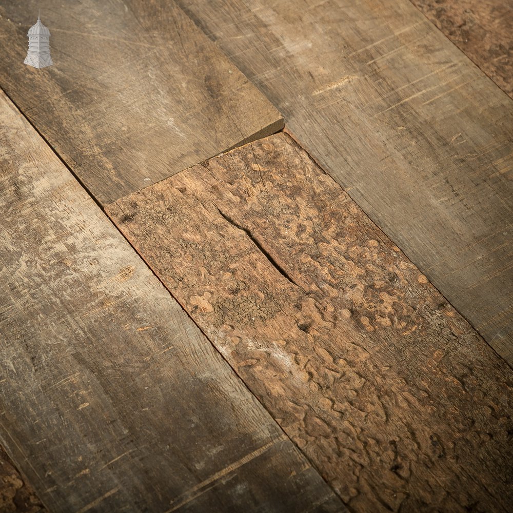 Ekki or Red Ironwood Cladding 13mm Thick, Cut from Riverbank Pilings - 46 Square Metres