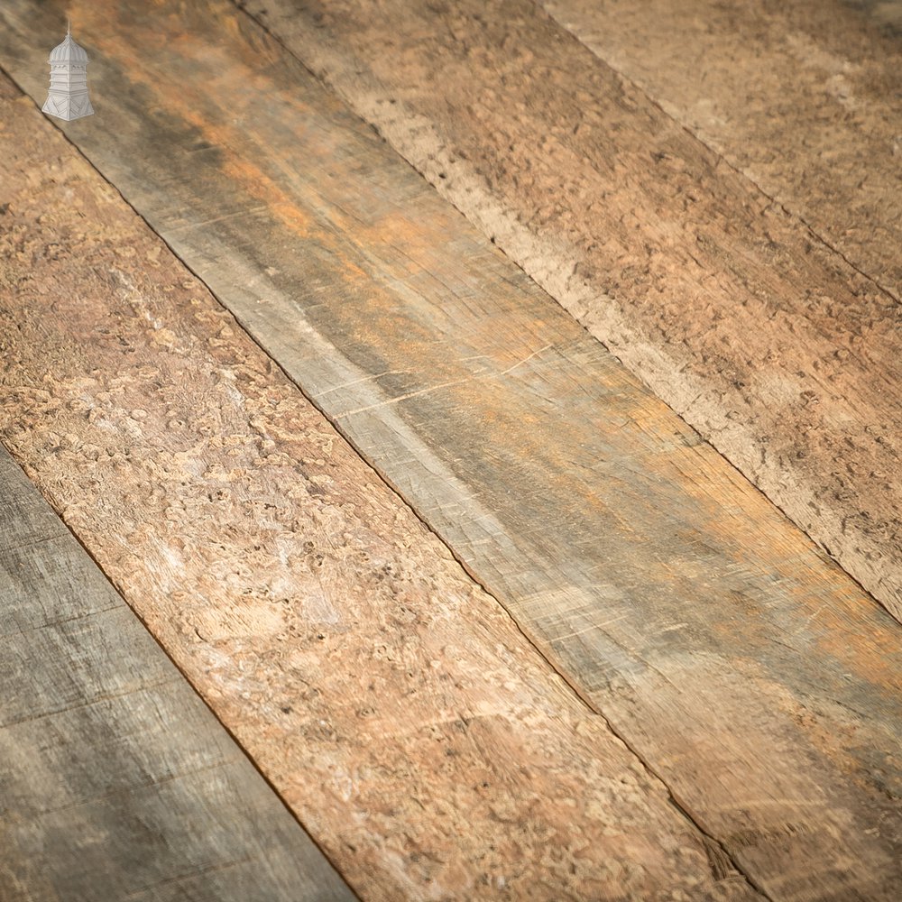 Ekki or Red Ironwood Cladding 13mm Thick, Cut from Riverbank Pilings - 46 Square Metres