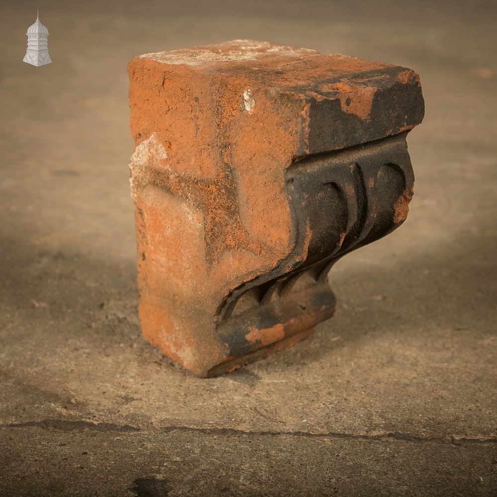 Terracotta Ogee Corbels, 19th C, Batch of 65