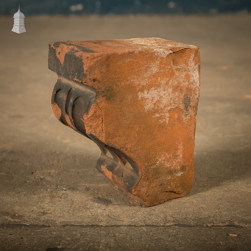 Terracotta Ogee Corbels, 19th C, Batch of 65