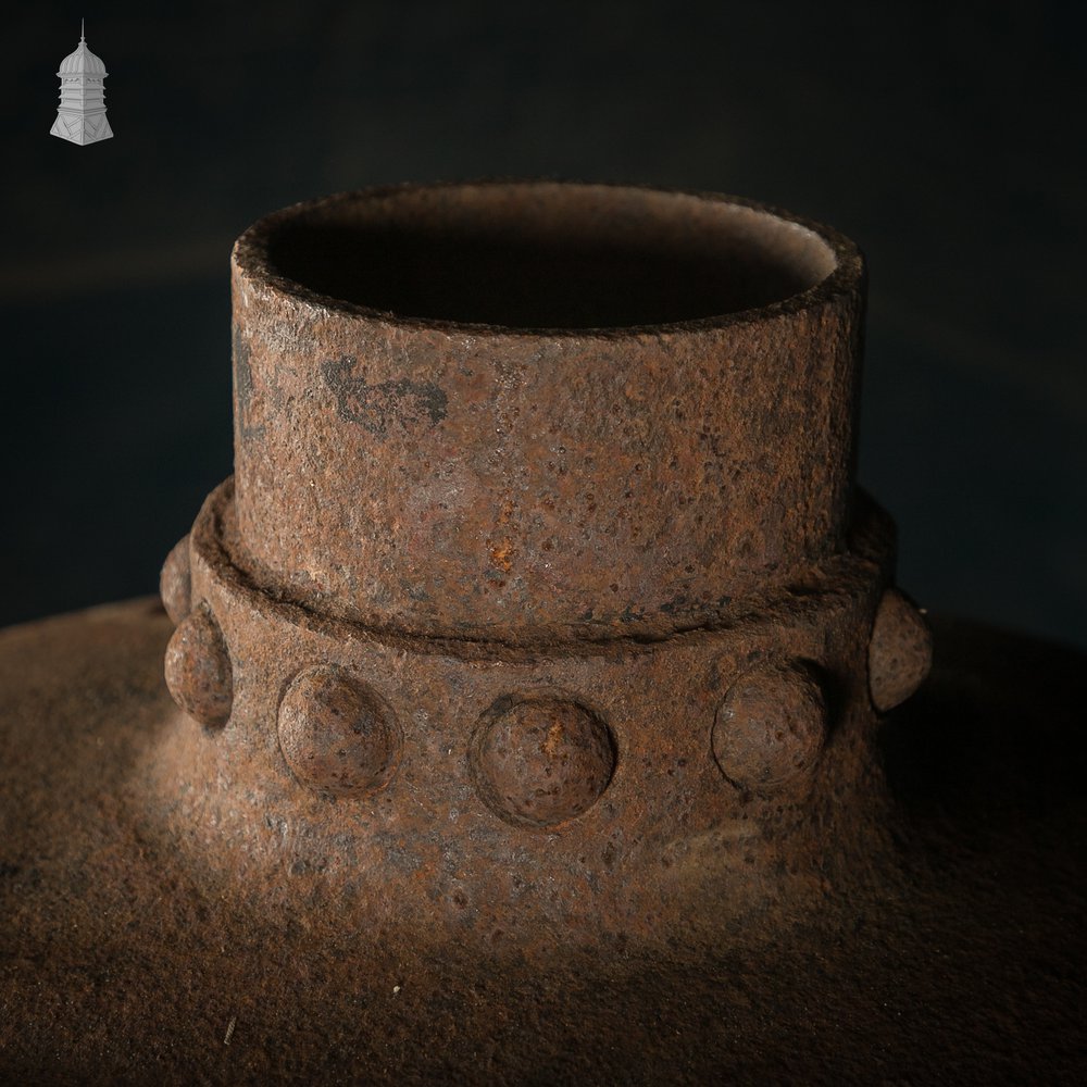 Antique Riveted Vertical Steam Boiler