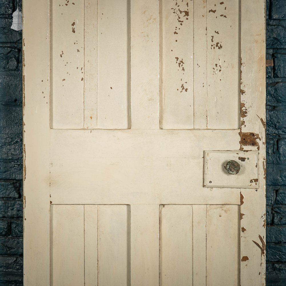 Glazed Pine Door, Victorian 6 Panel Painted