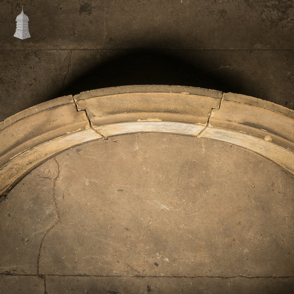 Classical Stone Arched Pediment Door Window Hood Mould