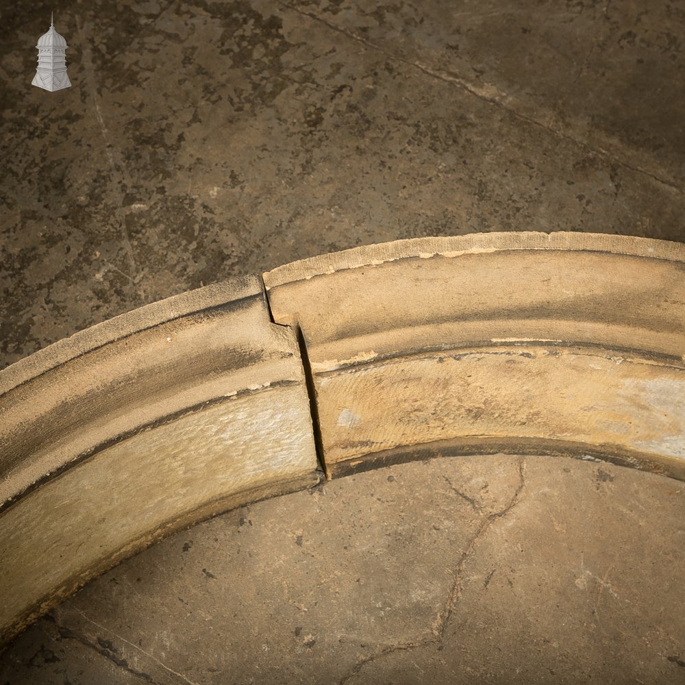 Classical Stone Arched Pediment Door Window Hood Mould