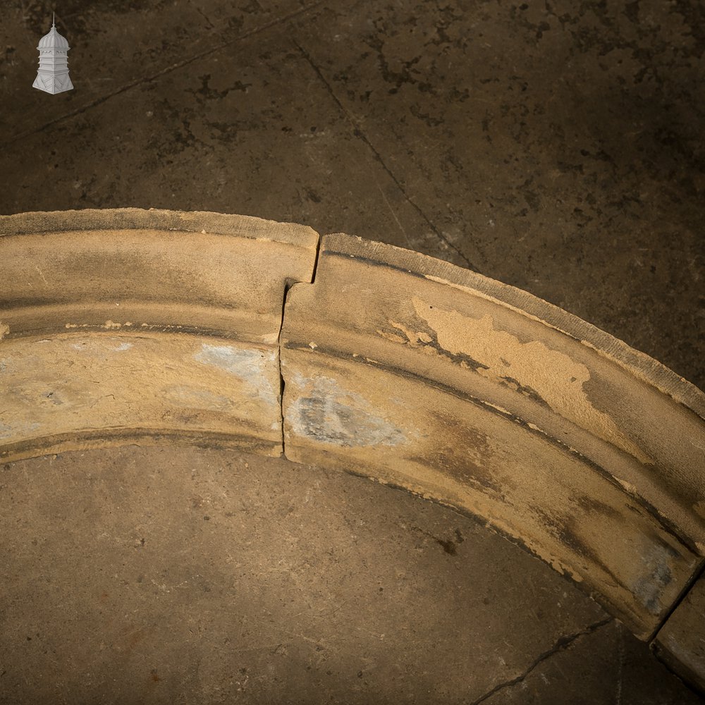 Classical Stone Arched Pediment Door Window Hood Mould