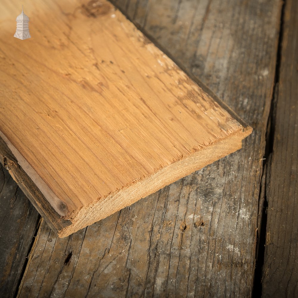Pine Tongue and Groove Boards, 31 Square Metres of Reclaimed Cladding or Floorboard