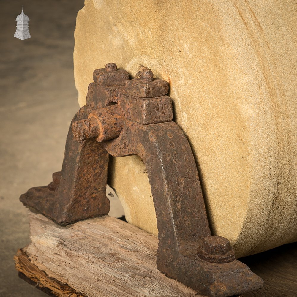 Sandstone 11" Grindstone on Cast Iron Frame