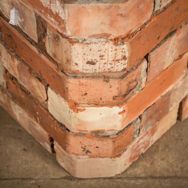 Single Cant Bricks, Reclaimed Pressed Red Brick