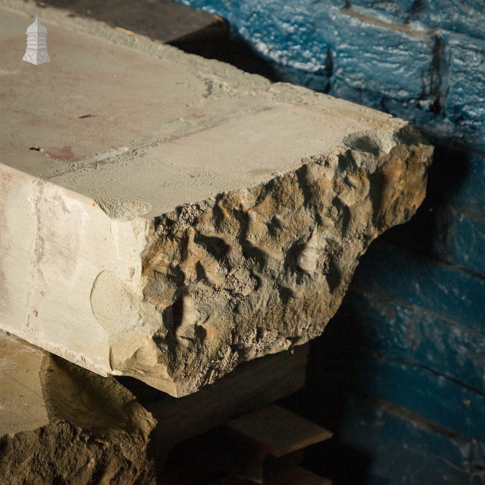 Staircase Treads, Soild York Stone, 6-Step Flight