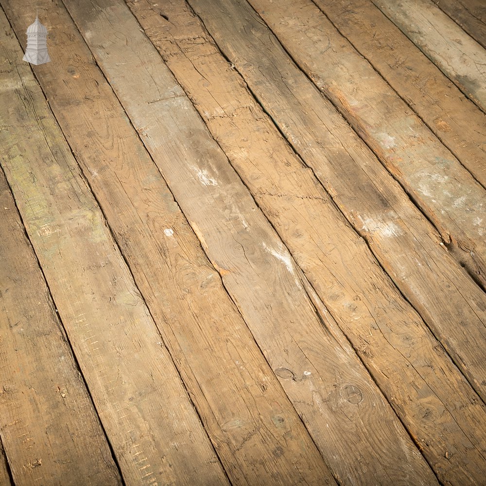 Reclaimed Pine Boards, 20mm Thick, 10.5 Square Metres