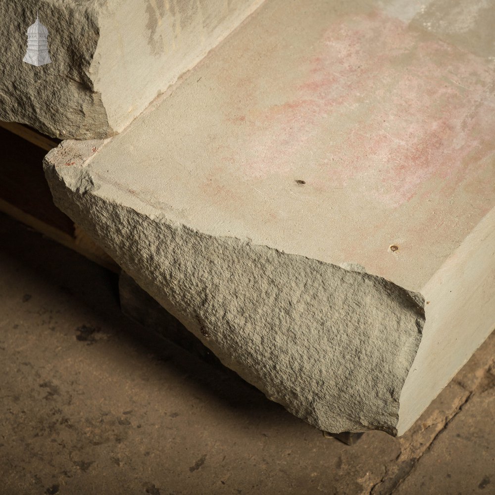 Staircase Treads, Soild York Stone, 6-Step Flight