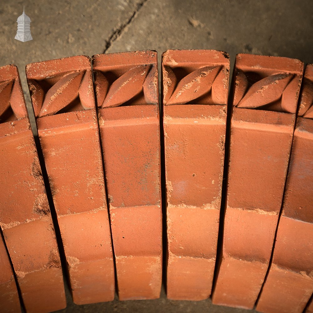 Terracotta Brick Arch with Decorative Moulded Voussoirs
