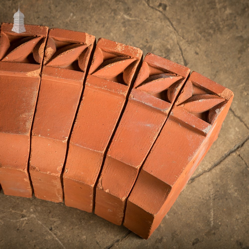 Terracotta Brick Arch with Decorative Moulded Voussoirs