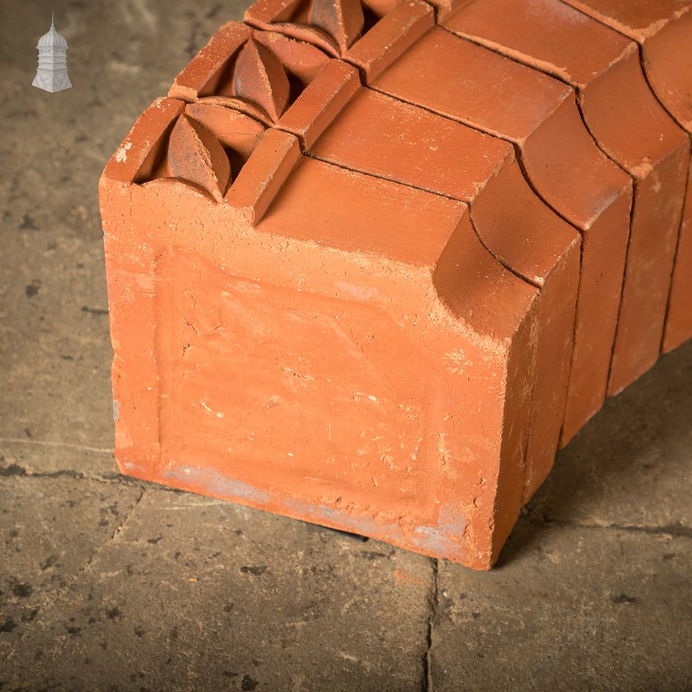 Terracotta Brick Arch with Decorative Moulded Voussoirs