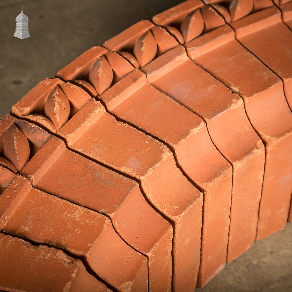Terracotta Brick Arch with Decorative Moulded Voussoirs
