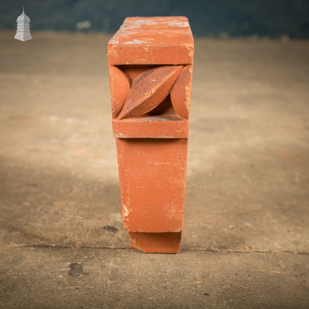 Terracotta Brick Arch with Decorative Moulded Voussoirs
