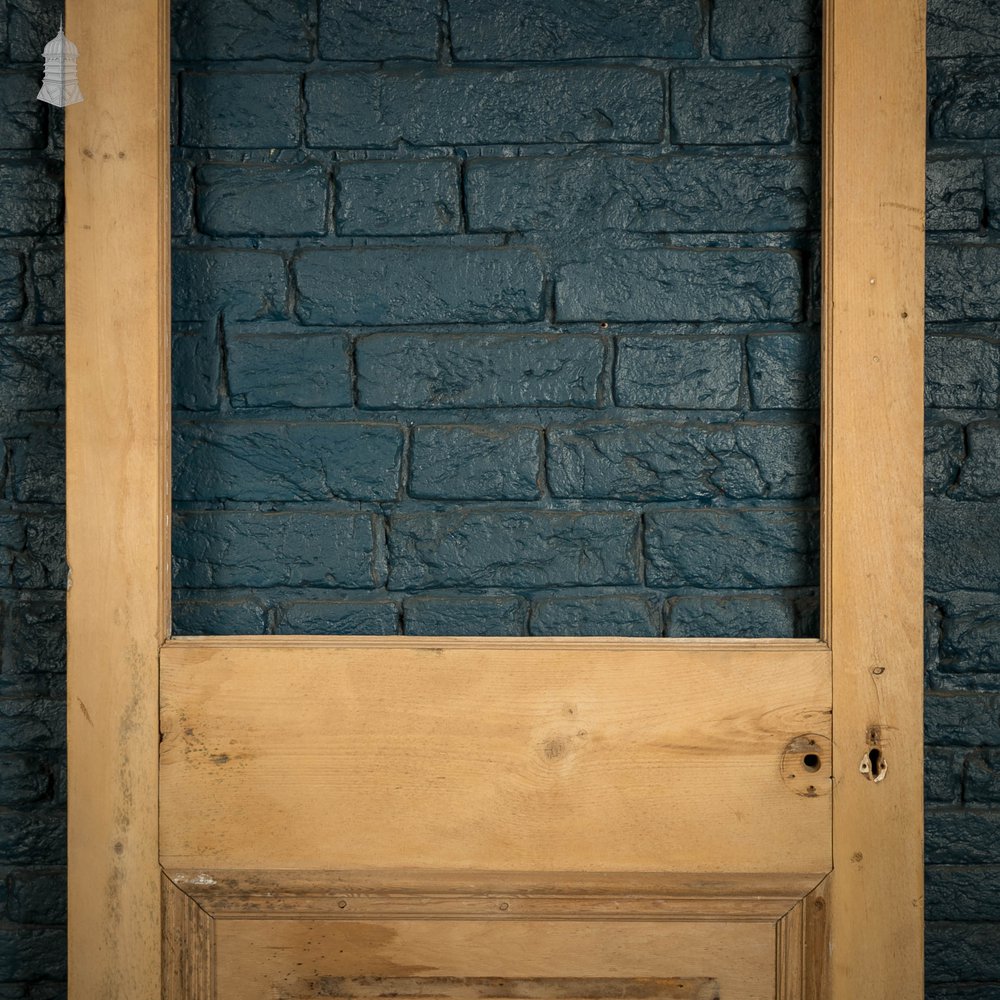 Half Glazed Door, 19th C Pine