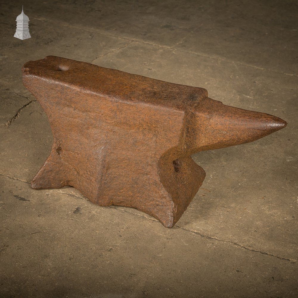 Wrought Iron Blacksmith's Anvil, 2.36 CWT (120kg) , Pre-London Pattern