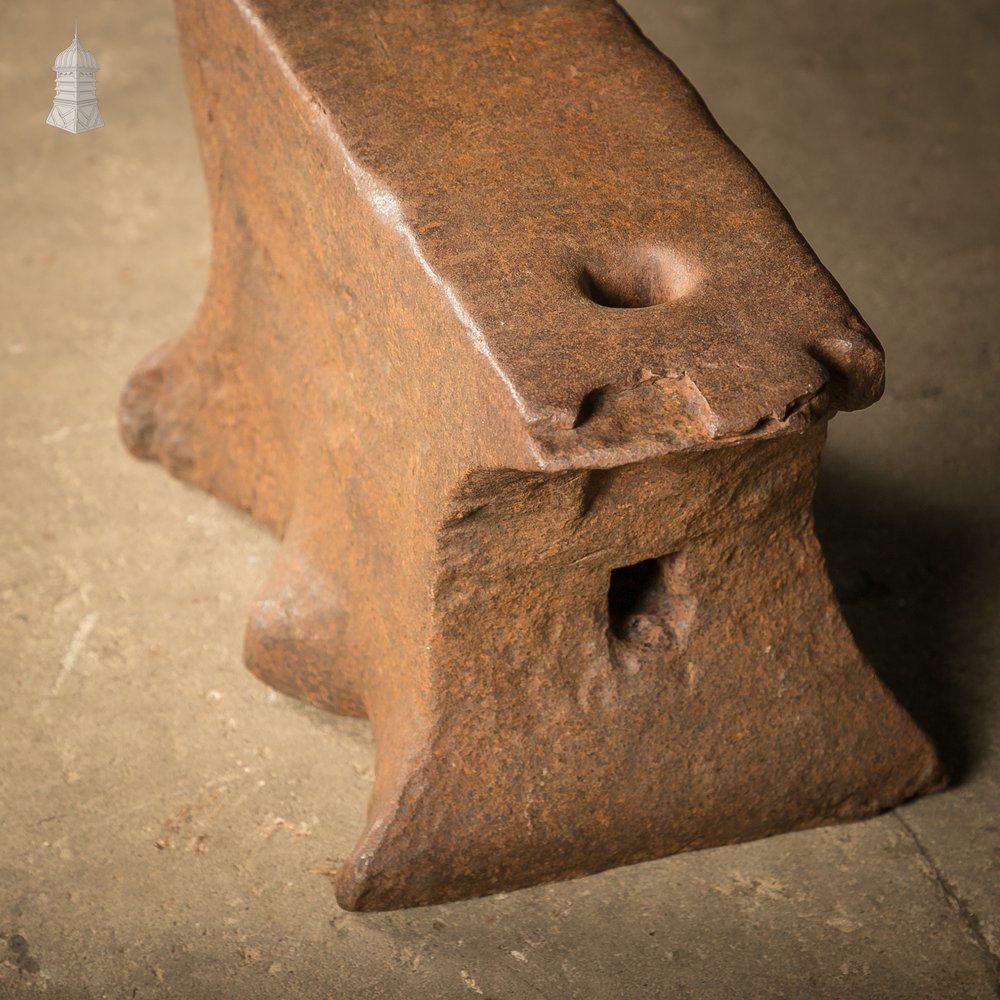Wrought Iron Blacksmith's Anvil, 2.36 CWT (120kg) , Pre-London Pattern