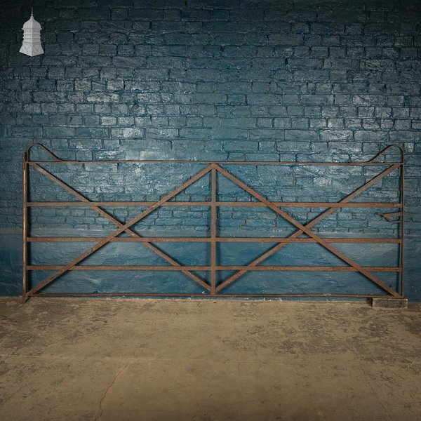 Field / Driveway Gate, Strap Iron 9ft Gate