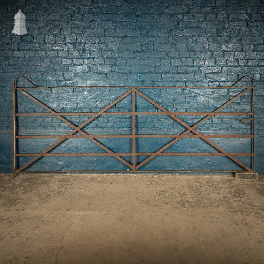 Field / Driveway Gate, Strap Iron 9ft Gate