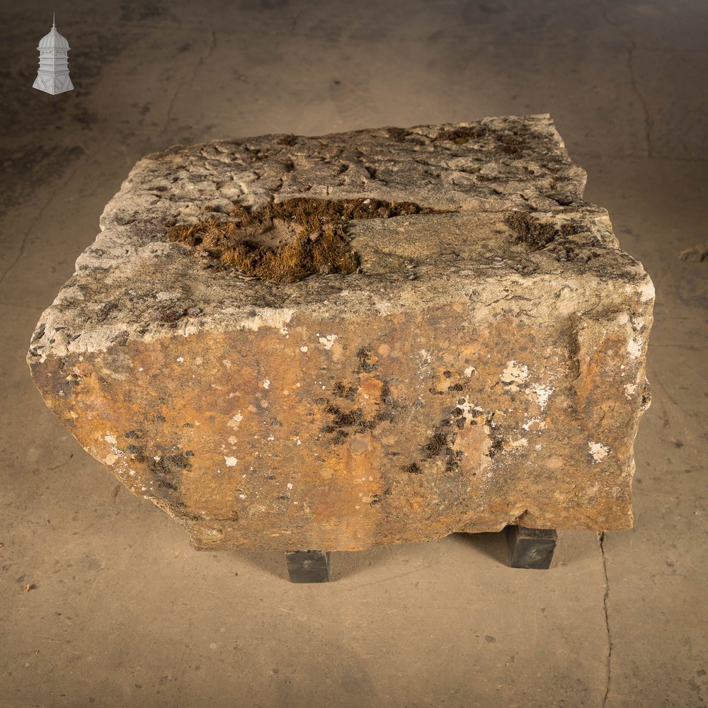 Large Sandstone Block, Reclaimed Approx. 2½ft x 2½ft