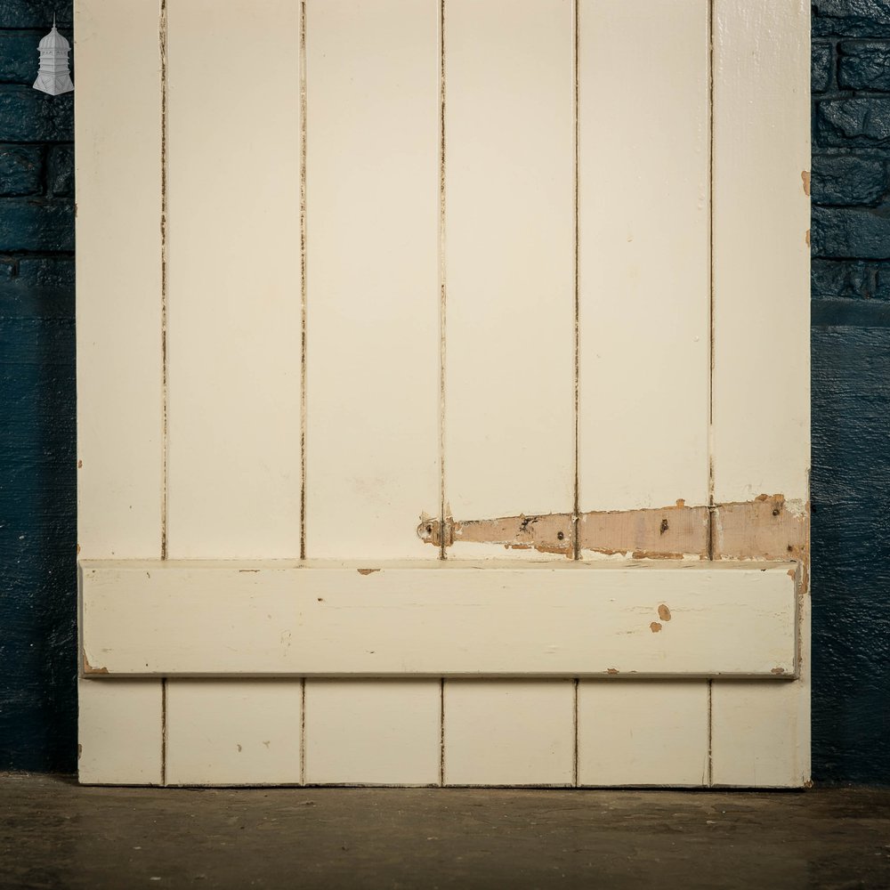 Ledged Plank Door, White Painted