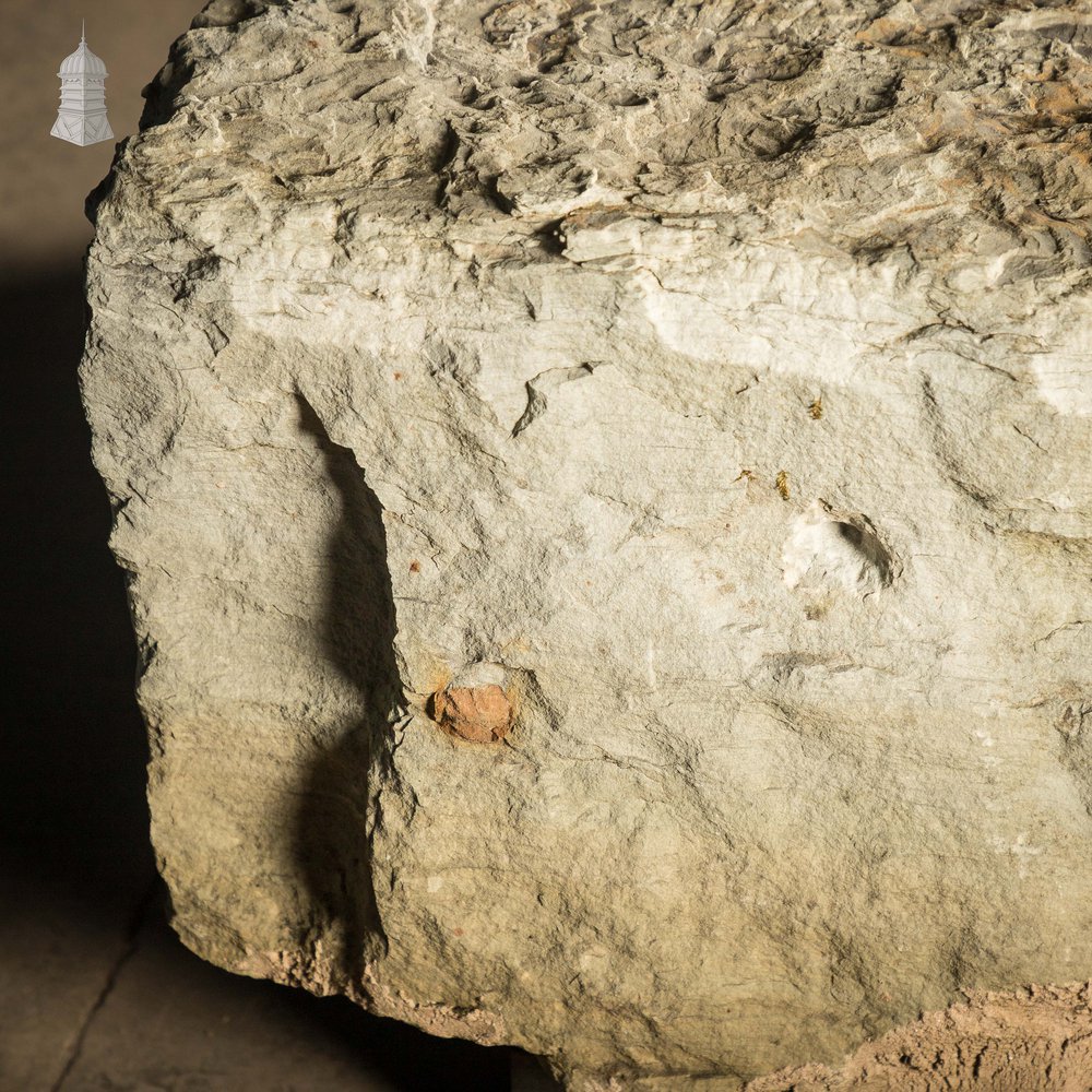Sandstone Block, Roughly Hewn Square, Approx. 3ft x 3ft