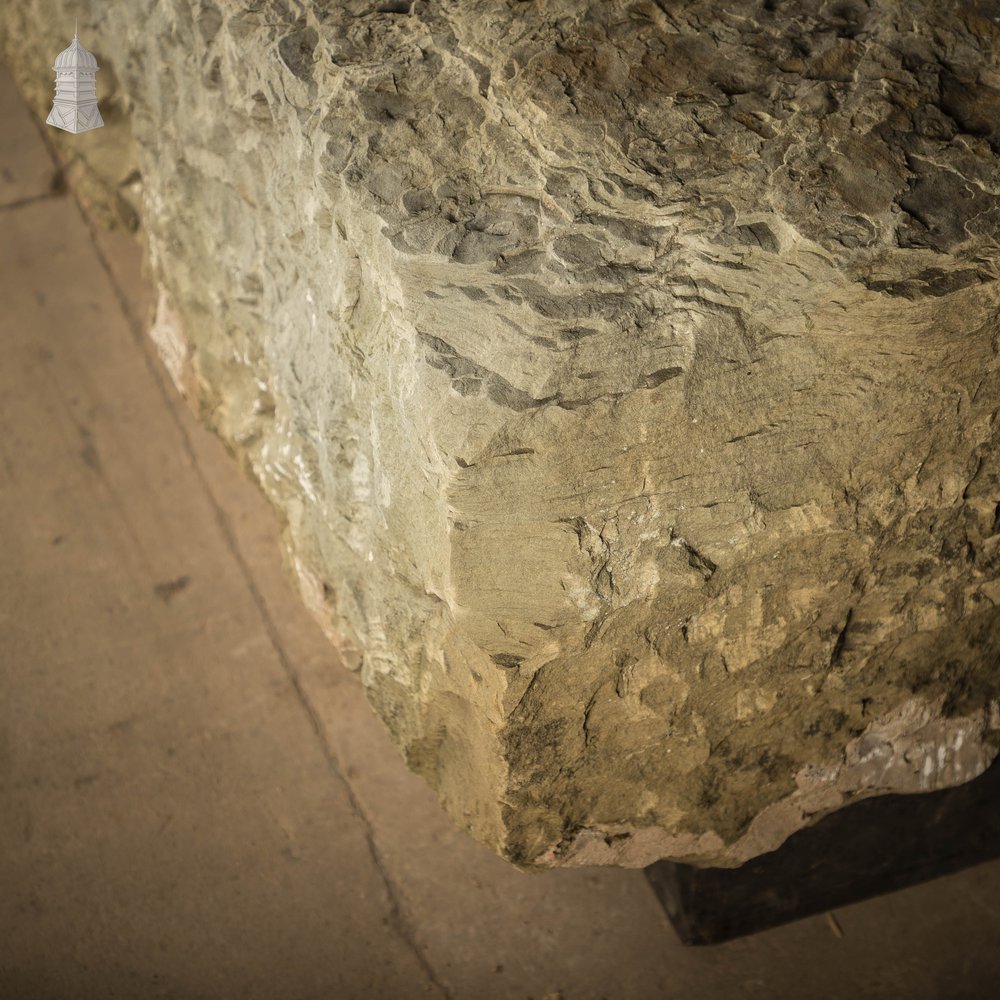 Sandstone Block, Roughly Hewn Square, Approx. 3ft x 3ft