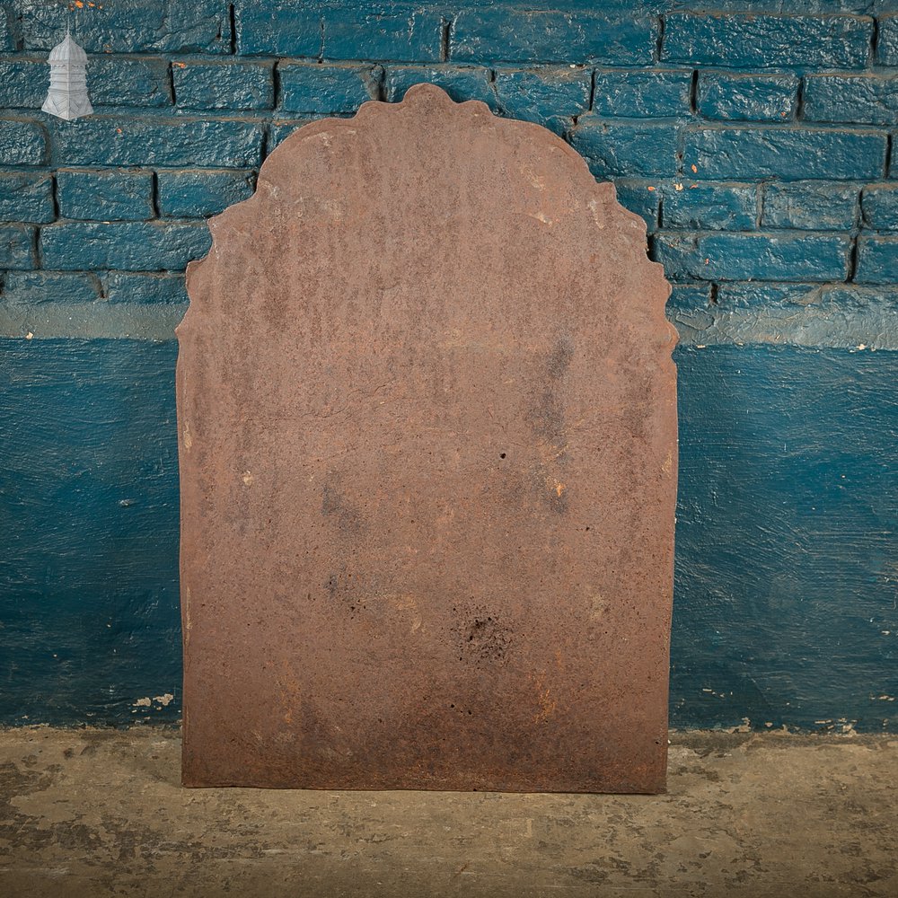 Ornate Cast Iron Fireback